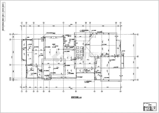 【山东】欧式风格3层幼儿园建筑设计施工图-图一