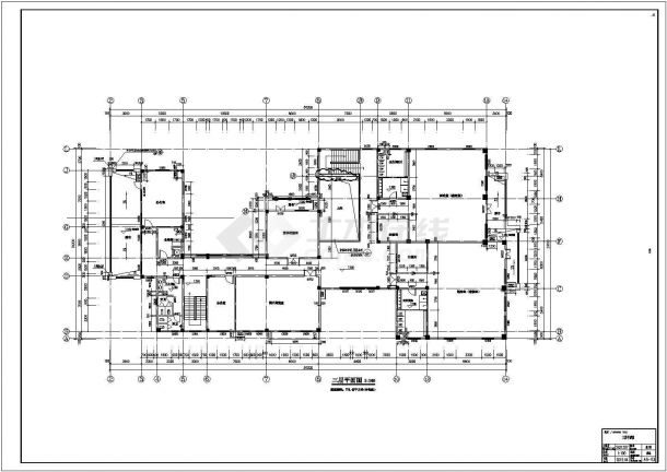 【山东】欧式风格3层幼儿园建筑设计施工图-图二