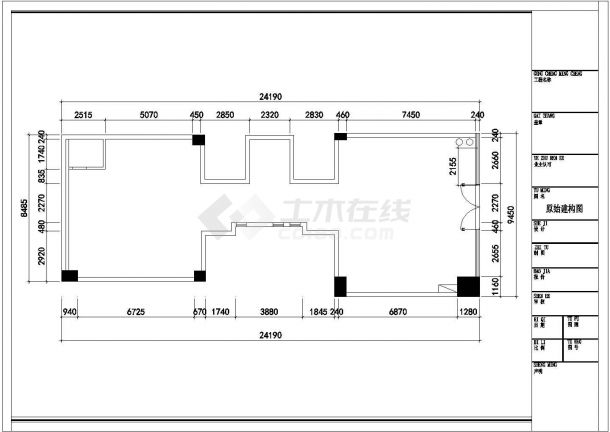 某现代风格高档连锁理发店装修设计施工图（含效果）-图二