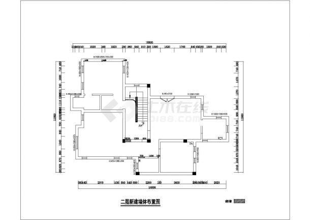 【浙江】欧式风格三居室室内装修施工图（含效果图）-图一