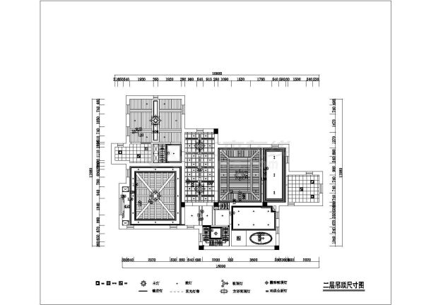 【浙江】欧式风格三居室室内装修施工图（含效果图）-图二