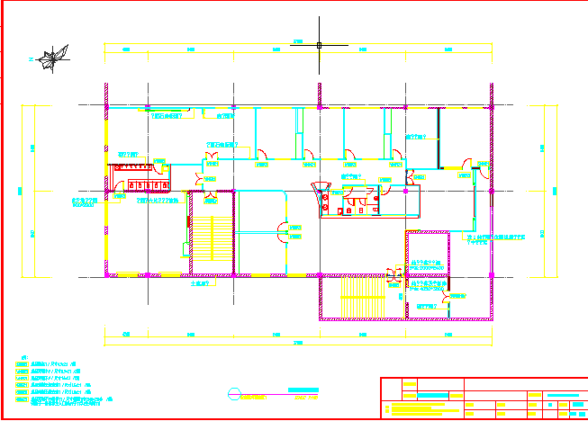 吴江市少儿艺术活动中心装修CAD施工图（含效果图）_图1