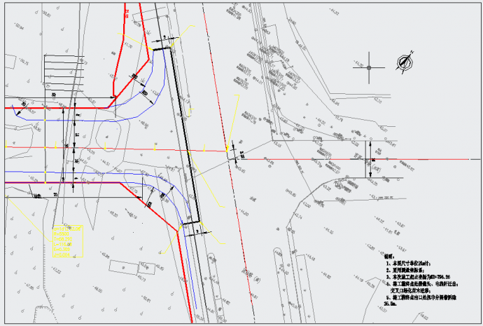 市政道路管网工程设计图（给水雨污水热力管 路灯绿化）_图1