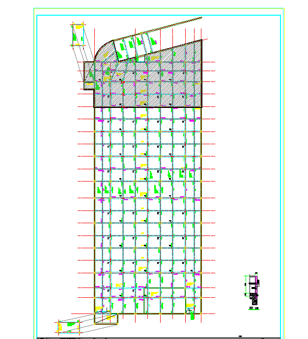 【山东】地下单层框架结构地下车库结构施工图