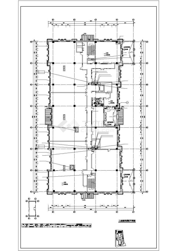 【上海】产业基地配套项目空调通风系统设计施工图-图二