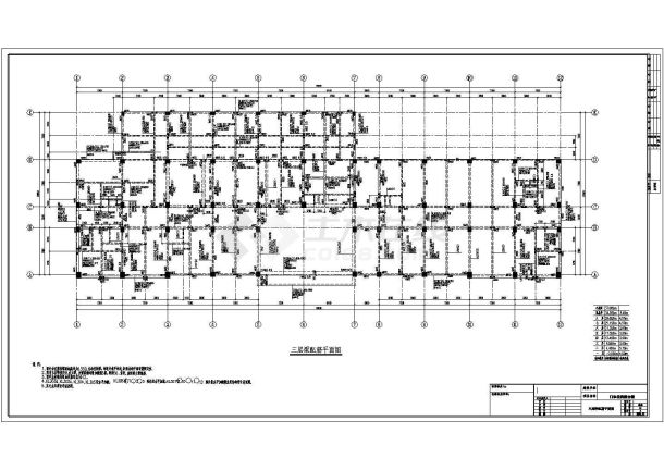【湖北】地上七层框架结构门诊住院综合楼结构施工图（含建施）-图二