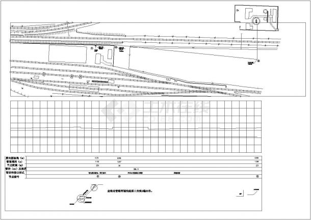 某铁路场站给水管道大修设计图纸，含设计说明-图二