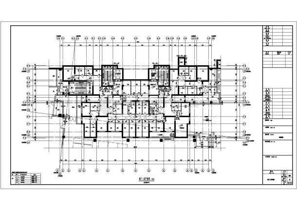 【河北】现代风格三十层住宅建筑施工图-图一