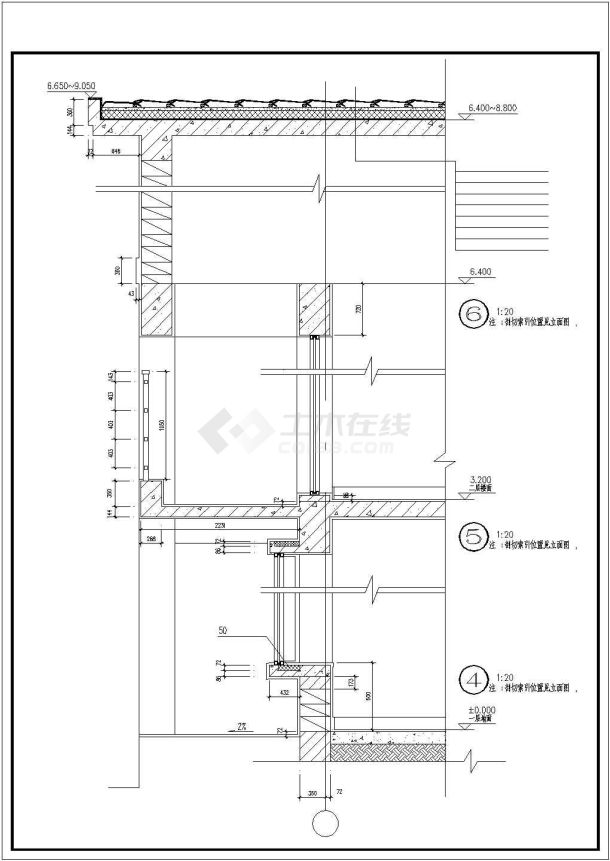 【大连】二层别墅建筑施工图，含效果图-图二