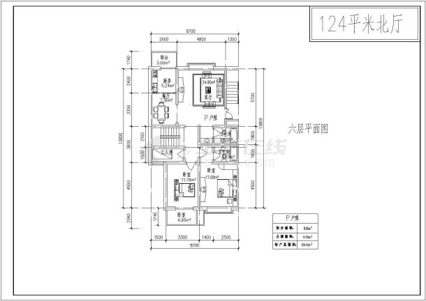 26种经典居住住宅户型平面图CAD设计图纸-图二