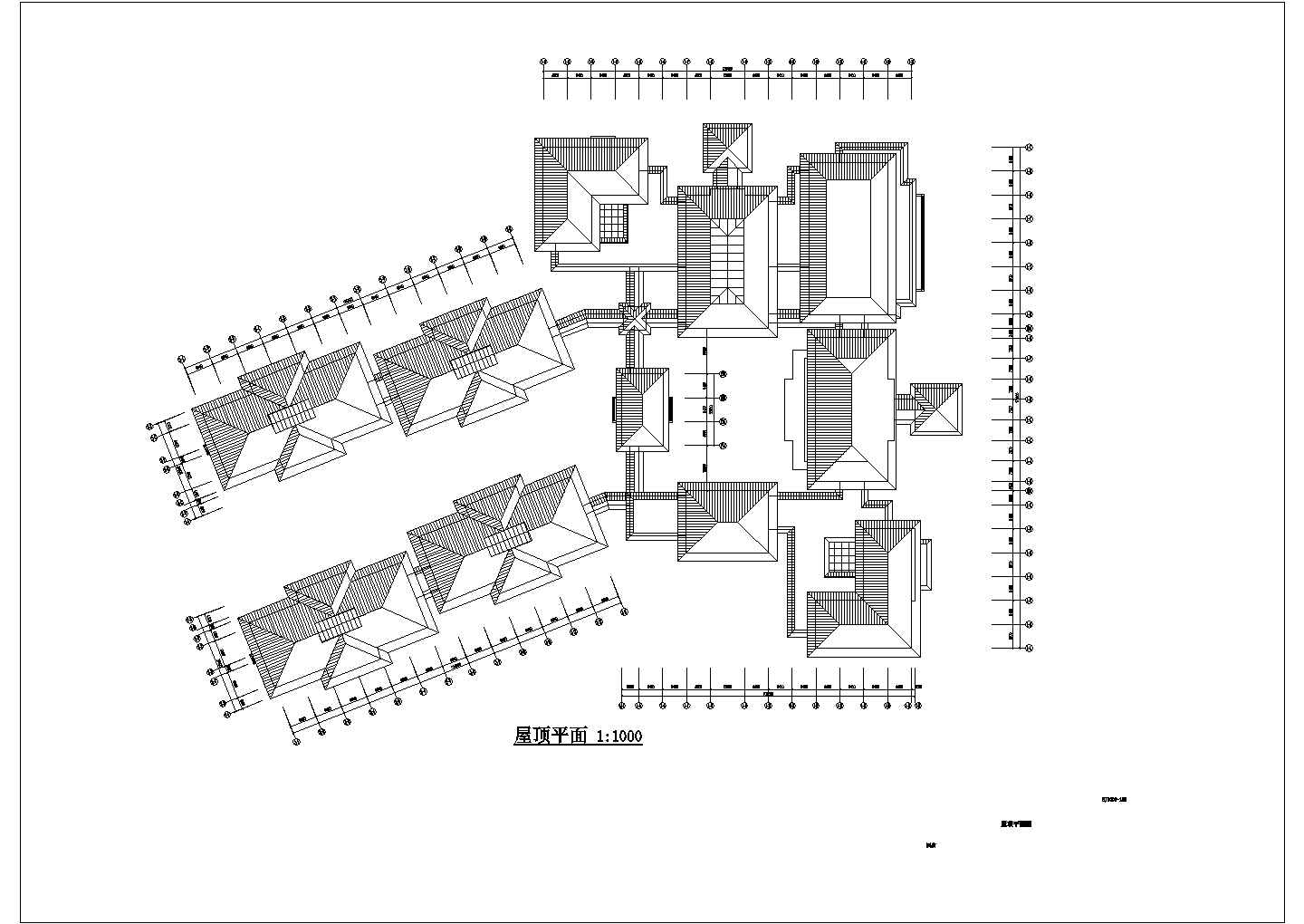 某城市五星级园林式酒店平面设计图