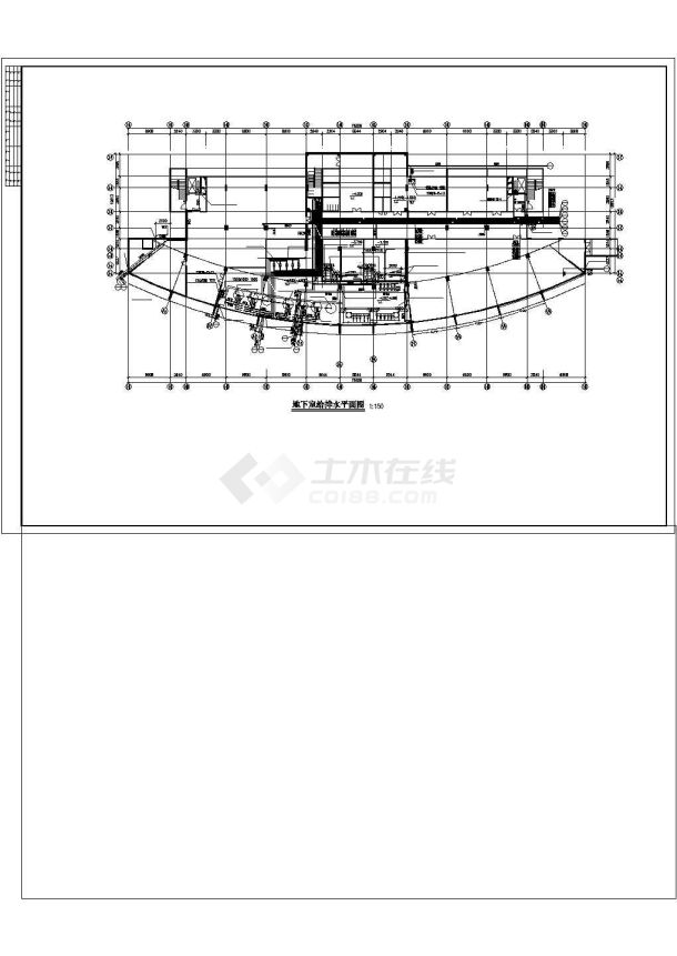 某十三层医院给排水平面图（共19张图纸）-图一