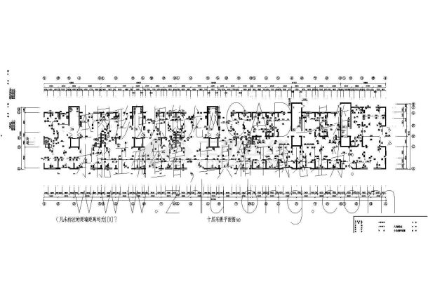 天津市某小区住宅地板采暖设计施工图-图二