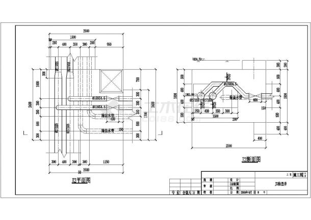 【包头】某电厂厂区采暖热力网设计图-图二