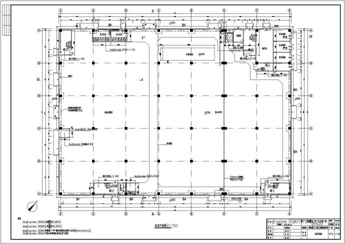 广东某知名企业整套工厂配电cad施工设计图纸（配电、照明）_图1