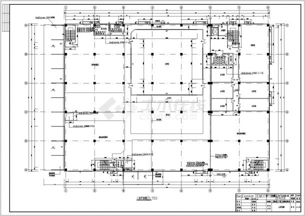广东某知名企业整套工厂配电cad施工设计图纸（配电、照明）-图二