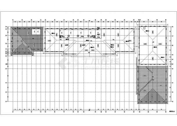 五层AH欧式度假酒店建筑设计施工图（含效果图）-图一