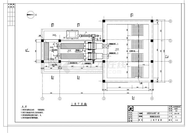 【东莞】某污水处理厂粗格栅及进水泵房设计图纸-图二