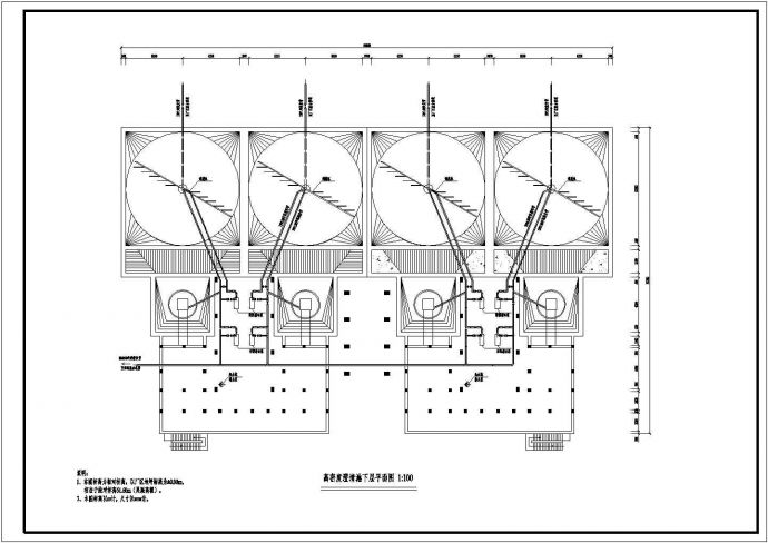 【江西】20万吨自来水厂工艺图纸设计（附58页设计方案）_图1
