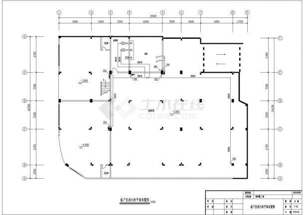 九层综合商住大楼消火栓cad设计施工图（该建筑有3座）-图一