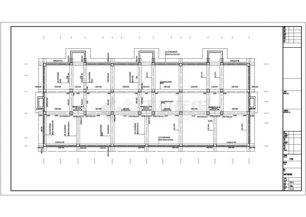 六层全现浇框架结构住宅楼结构设计施工图-图二