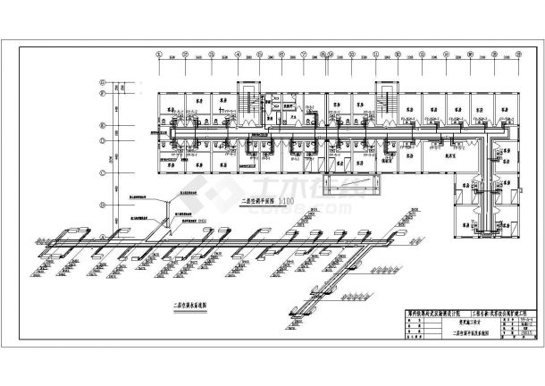 某多层公寓楼空调系统图纸（共12张图纸）-图二