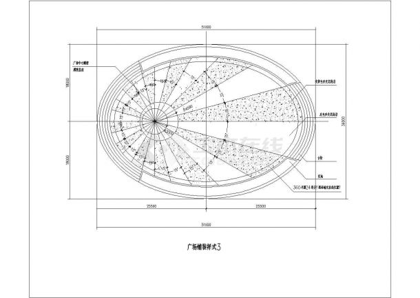 种类丰富的广场铺装样式CAD详图（27种）-图二