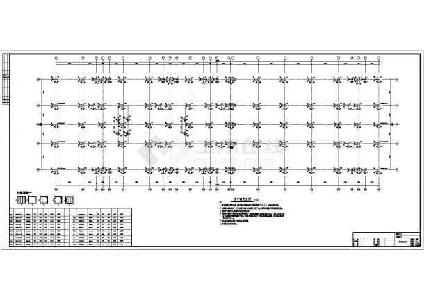 地上三层框架结构住宅楼结构设计施工图-图二