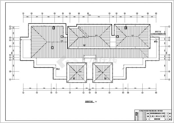 天津某住宅小区多户型住宅楼电气施工图（剪力墙结构地上十七层）-图二