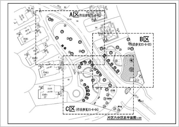 [东莞]高级住宅区园林景观工程施工图（二）-图一