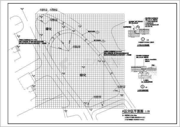 [东莞]高级住宅区园林景观工程施工图（二）-图二