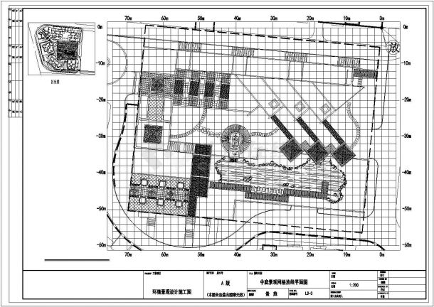 [四川]泸州小区景观规划设计施工图-图一