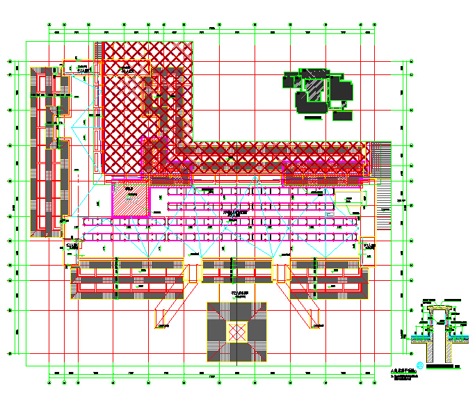 【内蒙古】3层现代风格宾馆设计施工图