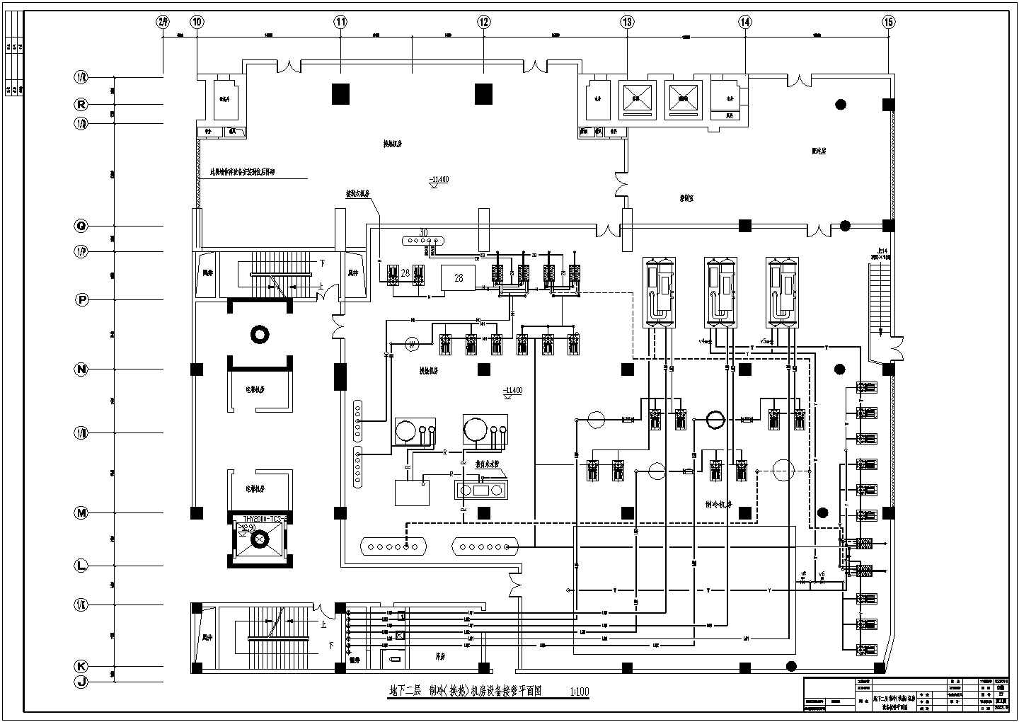 某多层办公楼空调机房设计施工图