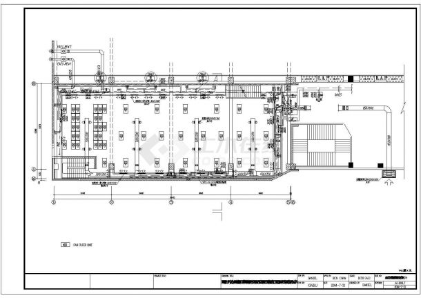 电子厂洁净室空调设计施工图-图二