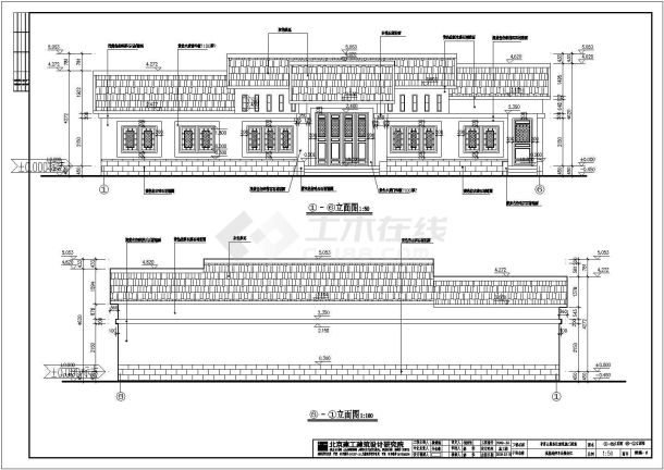 大型旅游区服务设施设计CAD全套带众多效果图（建筑、结构、水电）-图一