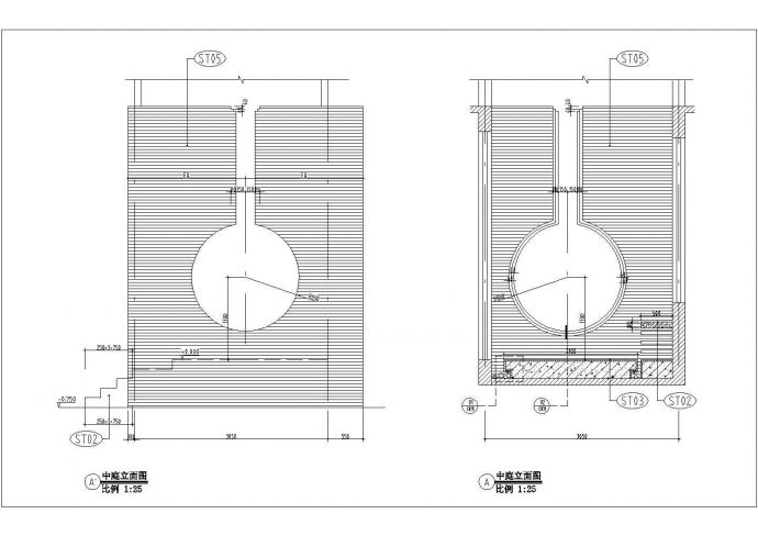 超详细中式风格三层联排别墅装修施工图cad图纸（含电气设计）_图1
