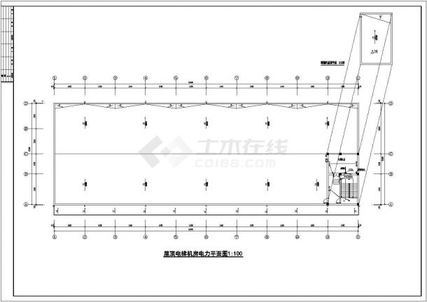 某两层工厂电气CAD平面布置参考图-图二
