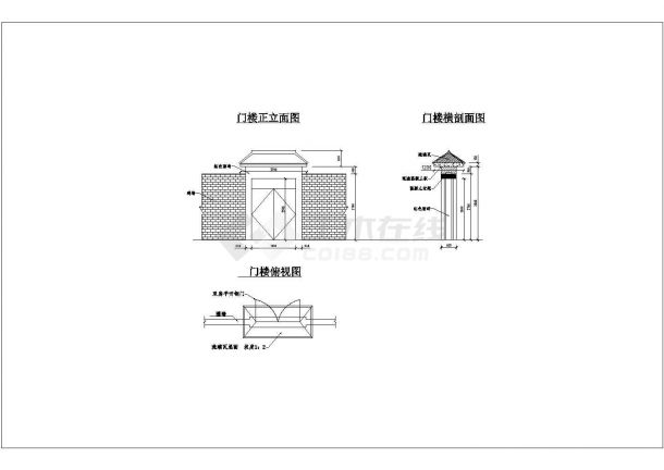 【唐山市】某农村饮水工程设计cad图纸-图二
