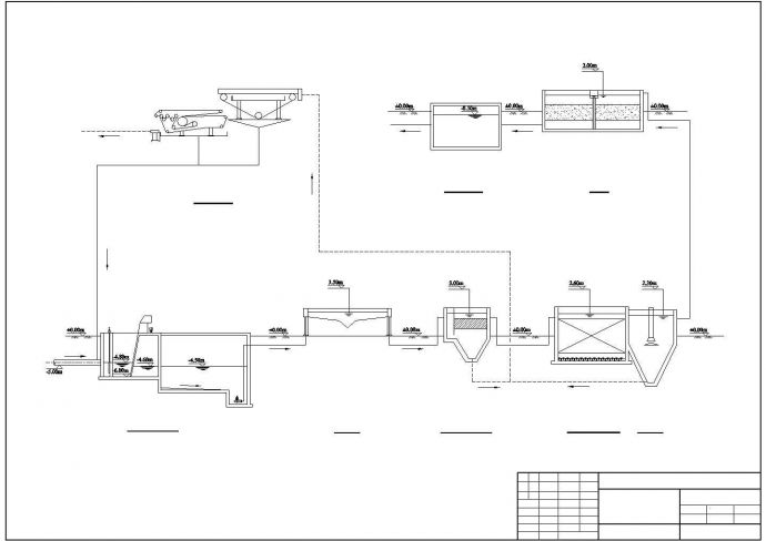 服装厂污水处理CAD规划参考图_图1