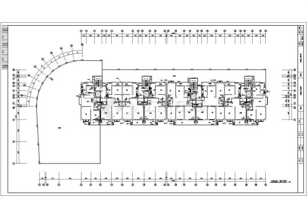 21362㎡某十八层花园21#商住楼给排水设计施工图-图二