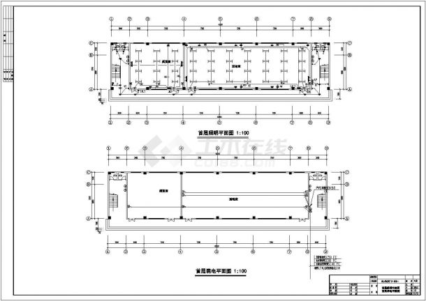 某地公寓宿舍楼电气设计方案施工图-图二