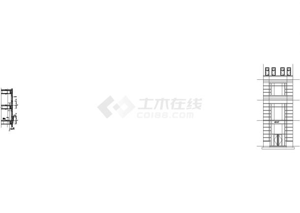 [上海]15层大型商业综合体墙身节点详图-图一