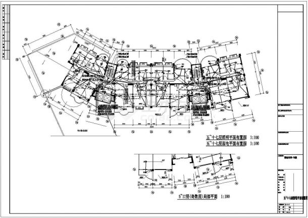 某地区19层住宅楼电气施工图（全套）-图二