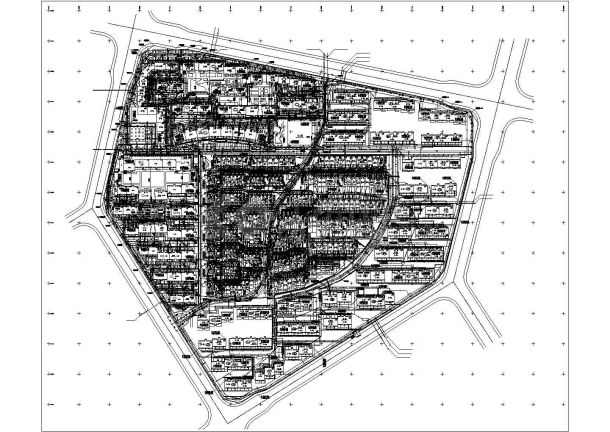 金地格林小镇综合管线设计cad图纸-图一