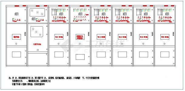中压KYN28-12中置柜CAD图纸-图二