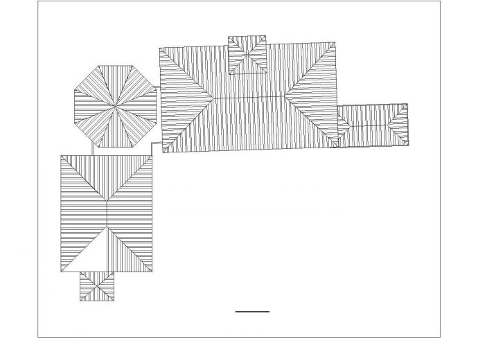 某1500平二层欧式会所建筑方案设计图_图1