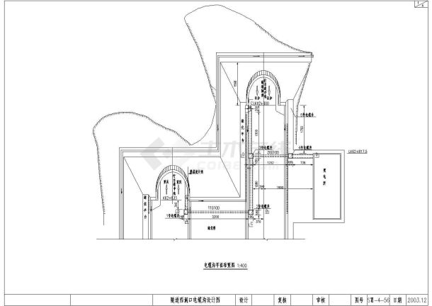 【江苏】某隧道工程出口电缆沟设计-图一