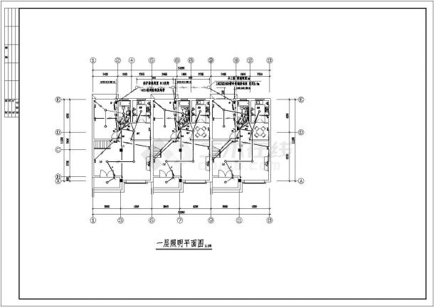 沿海某城市苑联体全套电气设计图纸-图二