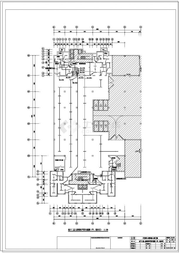 【辽宁】大型住宅小区地下室强弱电施工图23张-图二